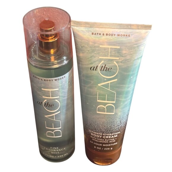 Bath & Body Works At The Beach Fine Fragrance Mist & Ultimate Hydration New - Picture 1 of 2
